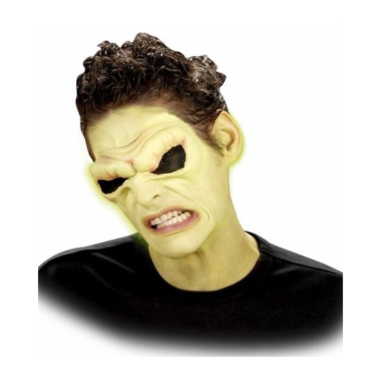 Maquiagem escura fluorescente de Halloween.