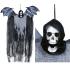 Boneca esqueleto de Halloween com asas 60 cm