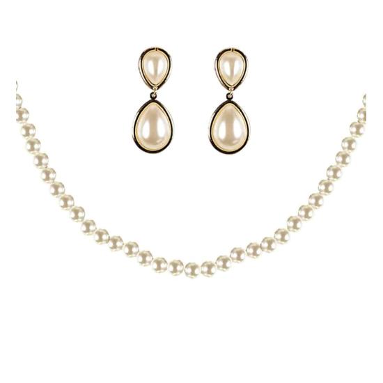 Jogo de colar e pérolas. Jogo de colar e pérolas.