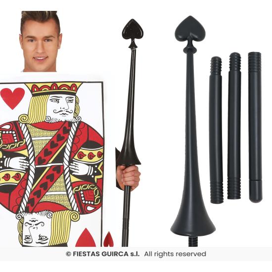 Lança em forma de coração 140 cm Lança em forma de coração 140 cm