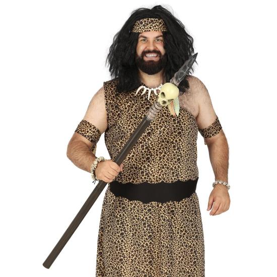 Lança indígena destacável de 120 cm - acessório para fantasia