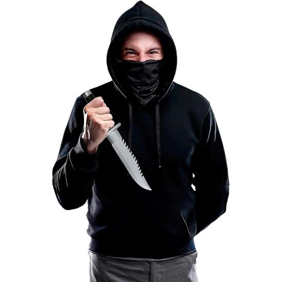 Machete de plástico de 40 cm para fantasias