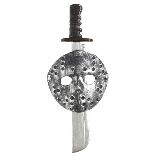 Machete Jason sexta-feira 13 com máscara