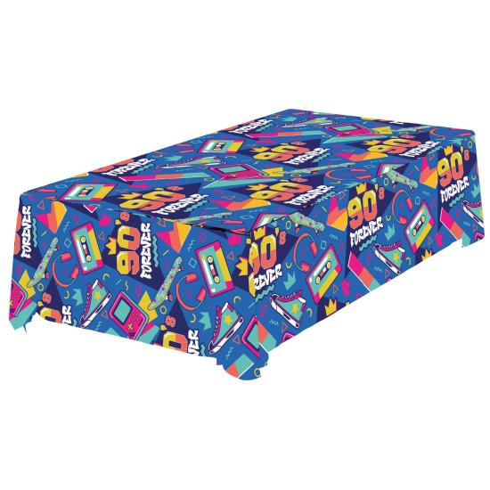 Toalha de mesa dos anos 90 de 137X274 cms Toalha de mesa dos anos 90 de 137X274 cms