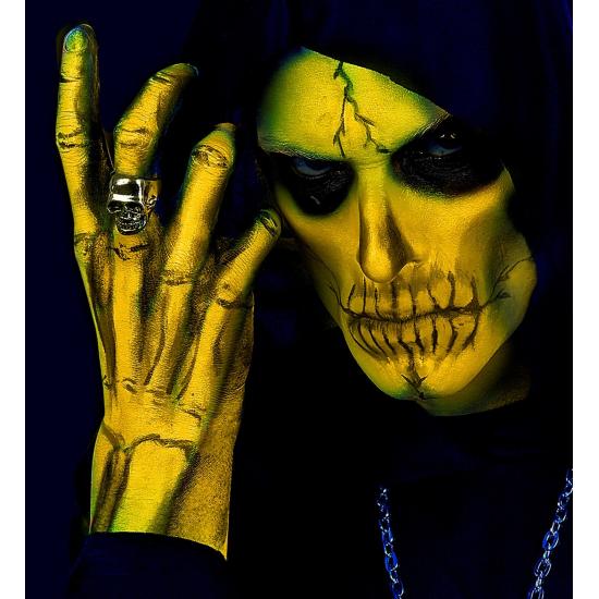 Maquiagem Amarelo Fluorescente em Frasco de 30ml