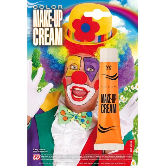 Maquiagem creme facial em laranja Maquiagem creme facial em laranja