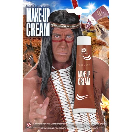 Maquiagem facial marrom em tubo indiano Maquiagem facial marrom em tubo indiano