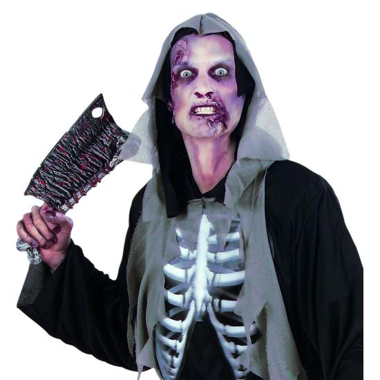 Maquiagem de pele de zumbi