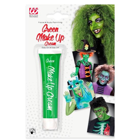 Tubo facial de maquiagem verde Tubo facial de maquiagem verde