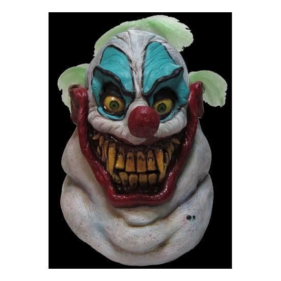 Máscara de palhaço assassino desleixado adulto