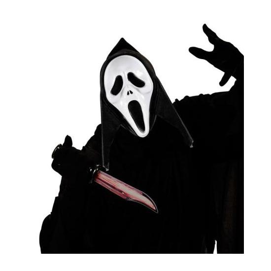 Máscara de terror de grito de plástico.