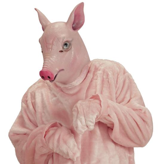 Máscara de porco rosa Máscara de porco rosa