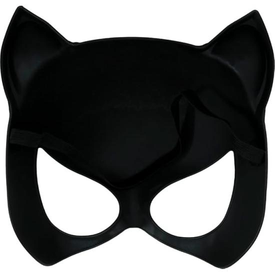 meia máscara de gatinho de PVC