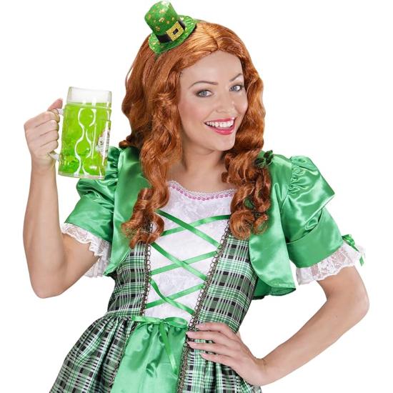 Mini chapéu verde de São Patrício em uma tiara | Acessórios para festa