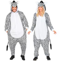 Macaco Zebra de Pelúcia Unissex para Adultos