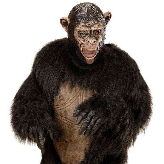 Máscara de chimpanzé para adulto Máscara de chimpanzé para adulto