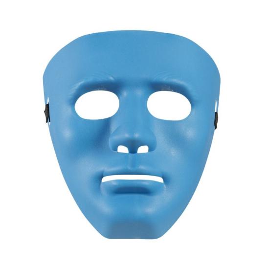 Máscara de fantasia Anônimo Azul Máscara de fantasia Anônimo Azul