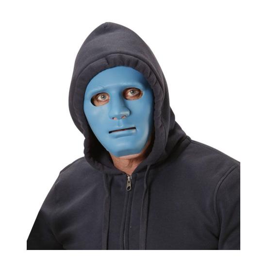 Máscara de fantasia Anônimo Azul Máscara de fantasia Anônimo Azul