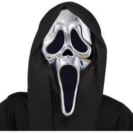 Máscara Chrome Ghost Face® para Adultos