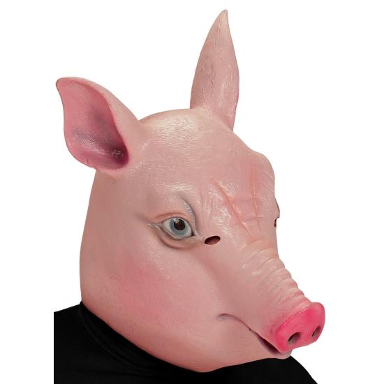 Máscara de porco rosa Máscara de porco rosa