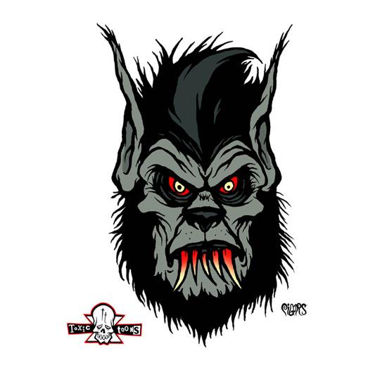 Máscara de Lobisomem Infernal Adulto