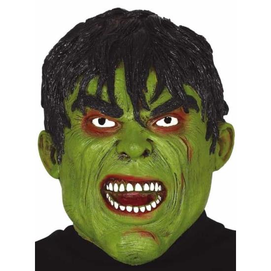 Máscara econômica de látex Hulk Máscara econômica de látex Hulk
