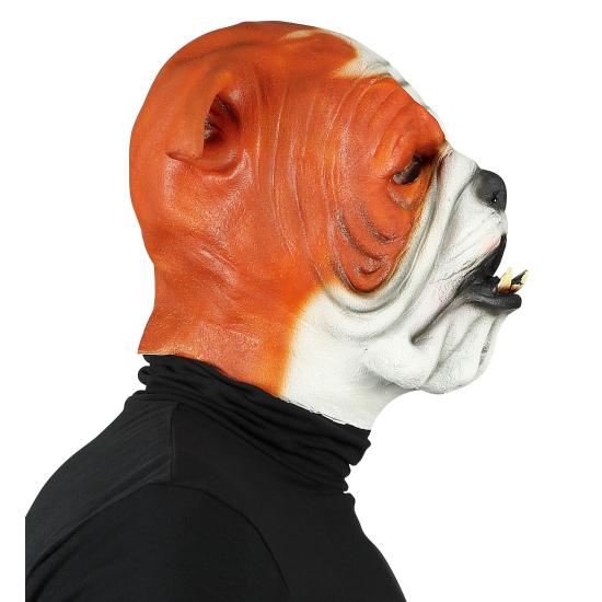 Máscara de látex Bulldog para adulto Máscara de látex Bulldog para adulto