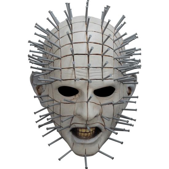 Máscara de látex Pinhead da linha Hellraiser.