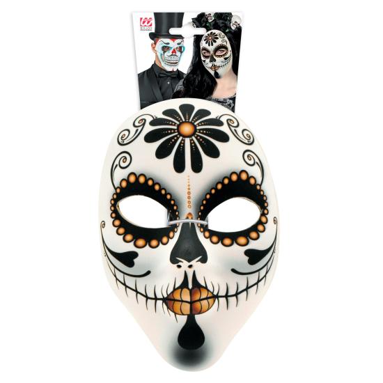 Máscara de Tecido da Senhora do Dia dos Mortos