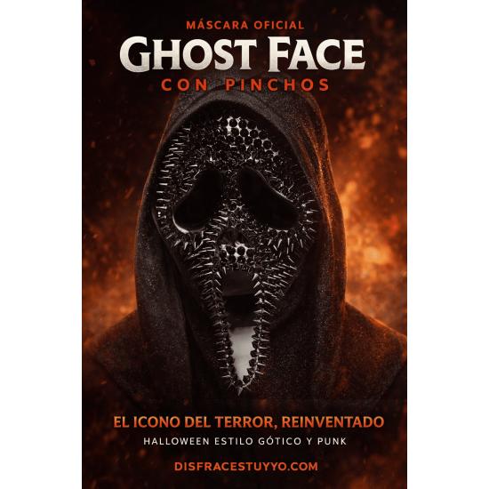 Máscara Oficial do Fantasma com Espinhos