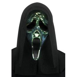Máscara de discoteca Ghost Face Oil Slick – Party Glow