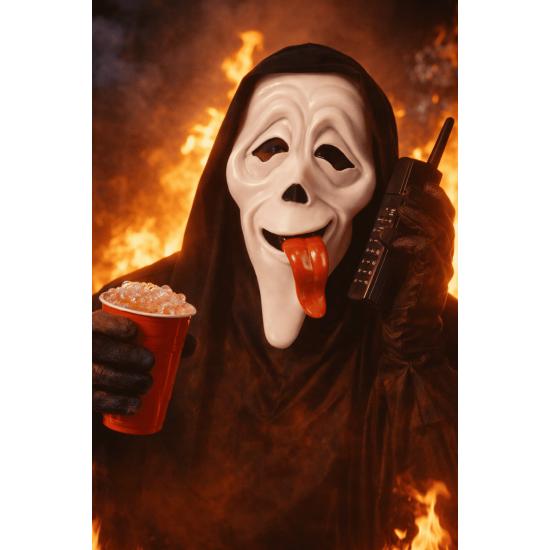 Máscara adulta inspirada no filme de terror Ghost Face