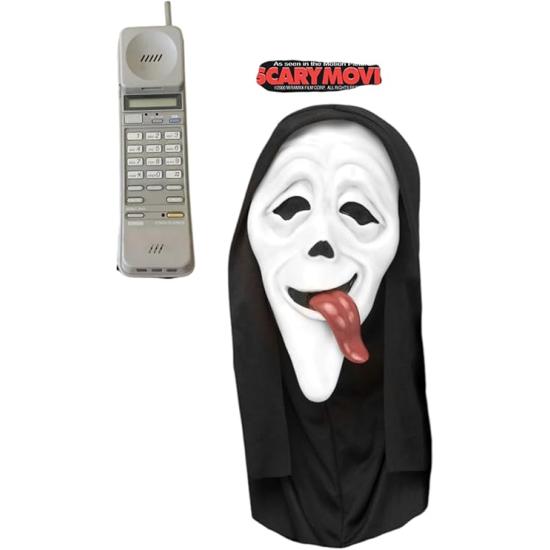Máscara do Ghost Face "Wassup" com telefone