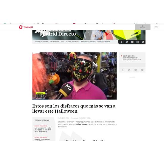 A máscara de purga com luz