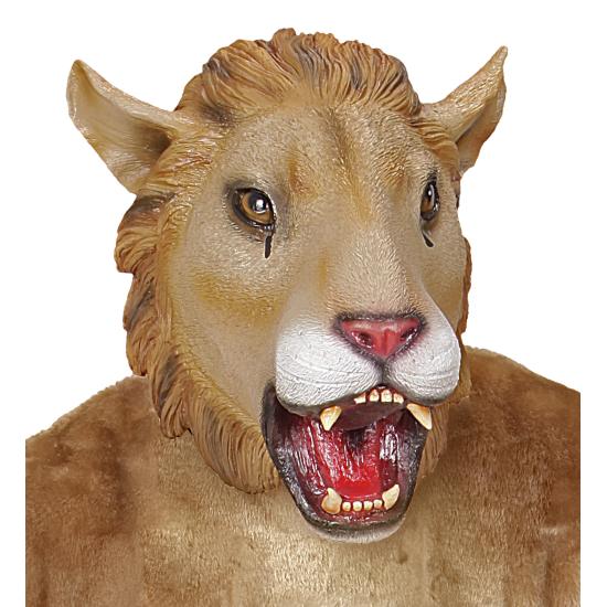 Máscara de leão da selva adulta Máscara de leão da selva adulta