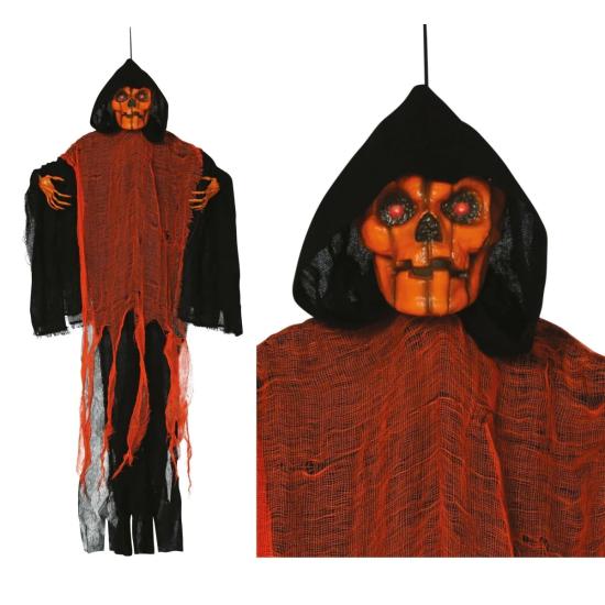 Boneca de Halloween com luz, som e movimento 1,3m