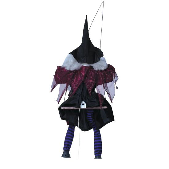 Boneca de bruxa de Halloween no balanço 1m