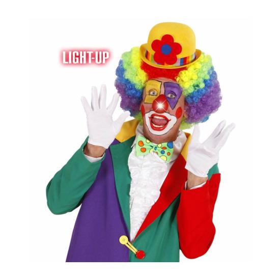 Nariz para fantasias luminosas de palhaço.