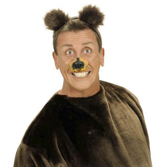 Orelhas de ursinho de pelúcia