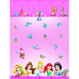 PACK 1 TOALHA DE MESA ANIMAIS PRINCESAS