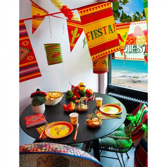 Pack de 20 guardanapos mexicanos 33 x 33 cms Pack de 20 guardanapos mexicanos 33 x 33 cms