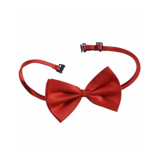 Laço de cetim vermelho