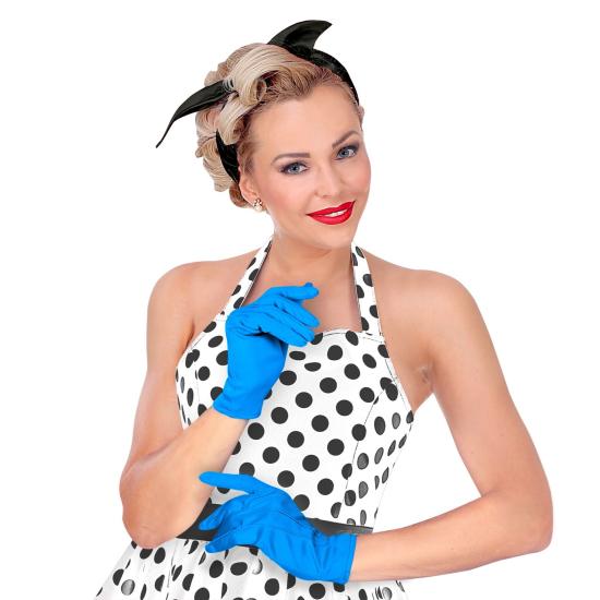 Par de luvas turquesa 25cm