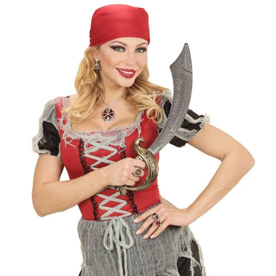 Par de Brincos Pirata com Caveiras