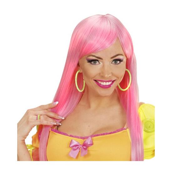 Par de Brincos Verde Flúor