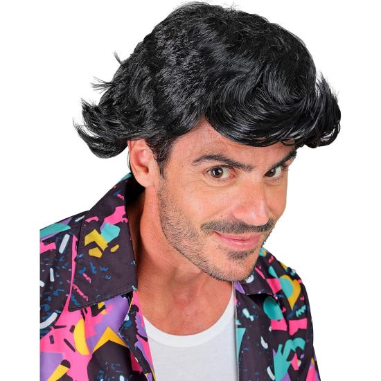 Peruca Ace Ventura para Homens – Estilo Divertido de Detetive Particular