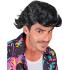 Peruca Ace Ventura para Homens – Estilo Divertido de Detetive Particular