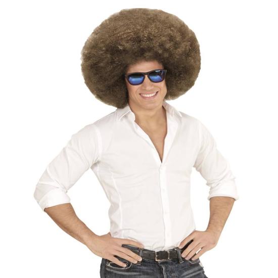 Peruca Afro Grande Marrom