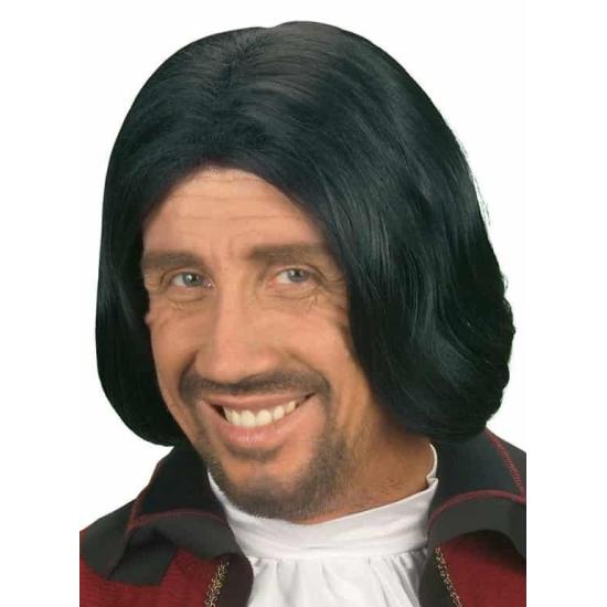 Peruca Amadeus em Preto.