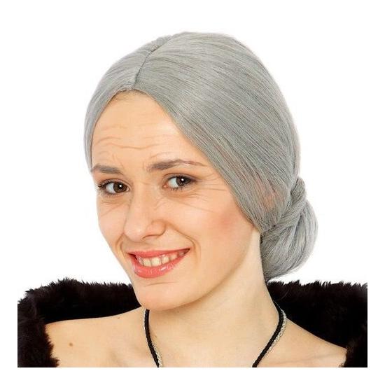 Peruca de velha feliz